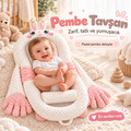 Pembe Tavşan karakterli minder tanıtımı — temsili görsel